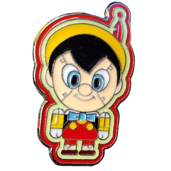 Disneyland Pinocchio Trading Pin Toy Factory Robot Lapel Pin Brooch Jewelry - Picture 1 of 5